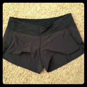 Lulu black speed speed shorts